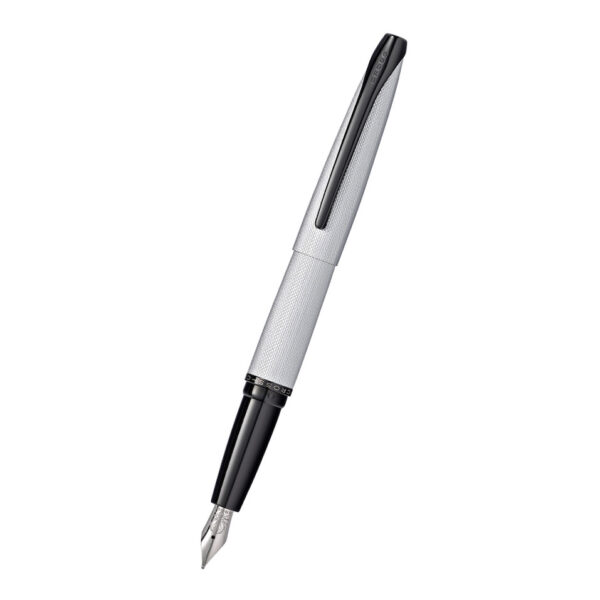 Cross ATX Brushed Chrome Fine Nib Fountain Pens
