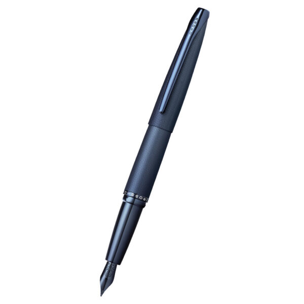 Cross ATX Sandblast Dark Blue Fountain Pens