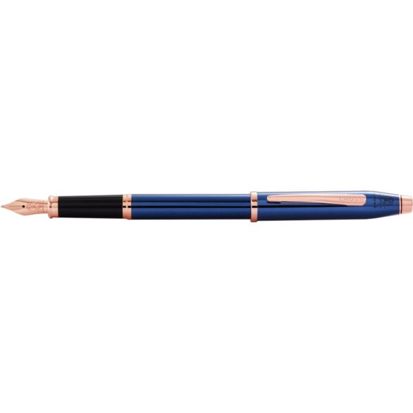 Cross Century II Cobalt Blue Lacquer Fine Nib Fountain Pens