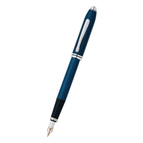 Cross Townsend Quartz Blue Lacquer Fountain Pens