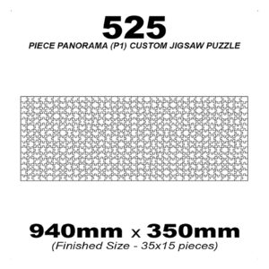 Grantham 525 Piece Panoramic Jigsaw 940X350Mm
