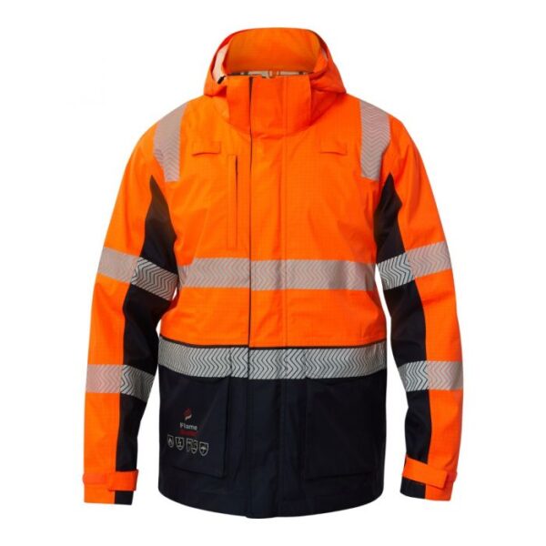 Jairo Hi Vis Wet Weather Segmented Reflective Jackets