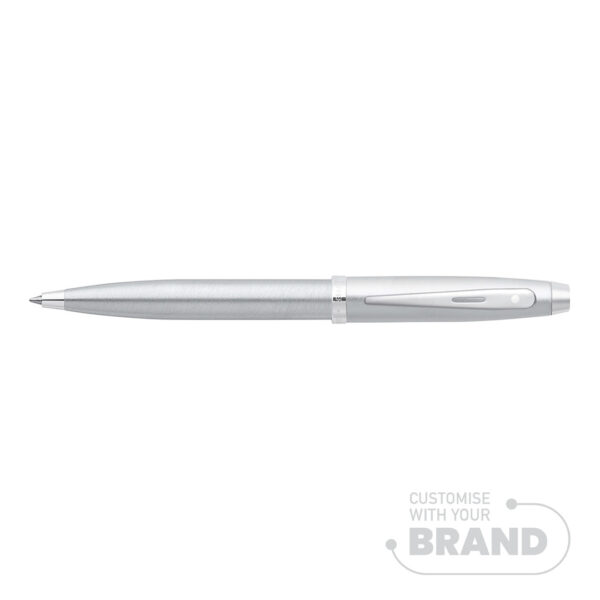Sheaffer 100 Brushed Chrome Ballpoint Pens