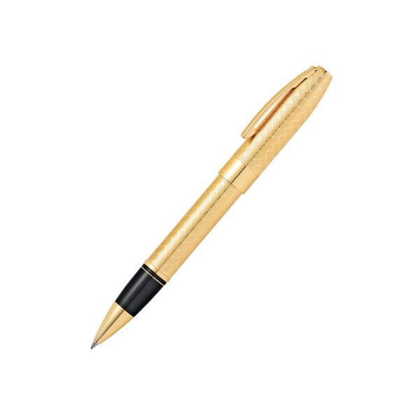 Sheaffer Legacy 23k Golden Chevron Pattern Rollerball Pens