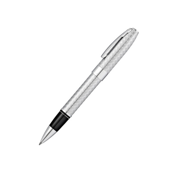 Sheaffer Legacy Chrome Chevron Pattern Rollerball Pens