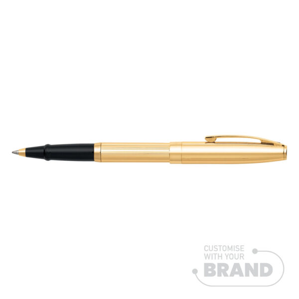 Sheaffer Sagaris Fluted Gold Rollerball Pens