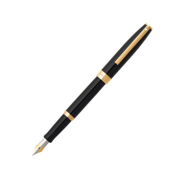 Sheaffer Sagaris Gloss Black Medium Nib Fountain Pens