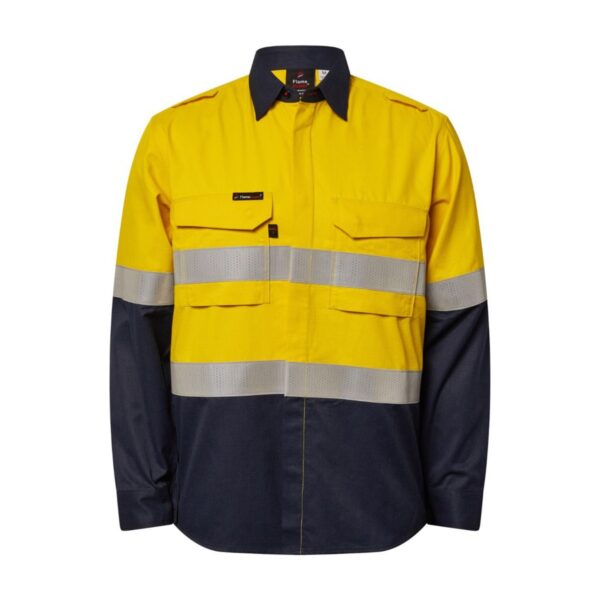 Zebedee Mens Hi Vis Shirts With Reflective Tapes