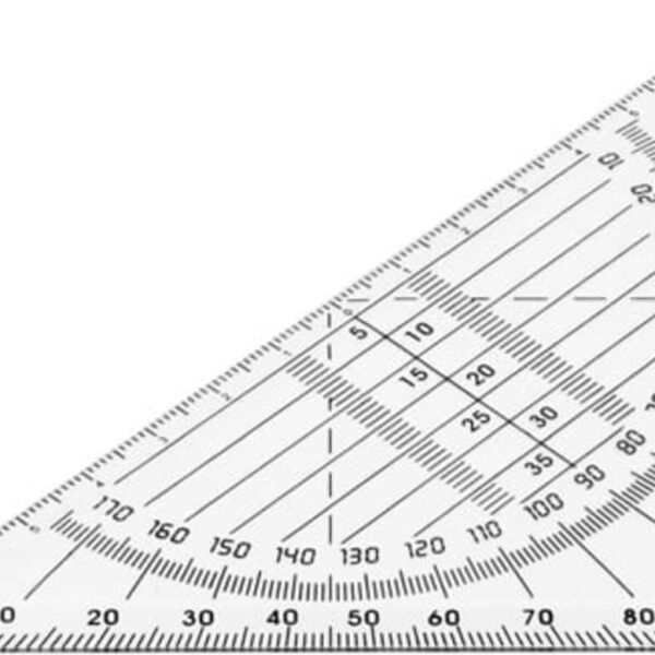 Plastic Triangle Ruler