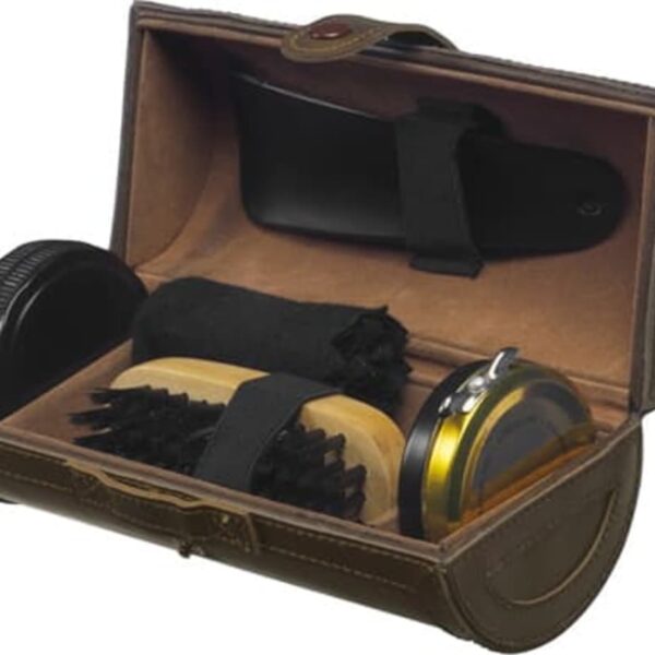 Faux Leather Shoe Shine Set