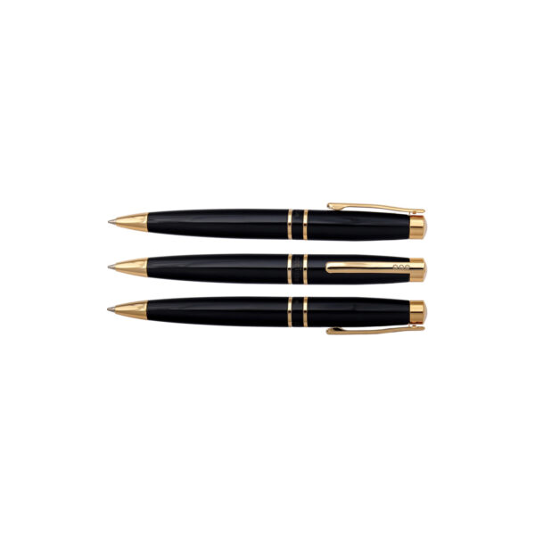 Scripto Tribute Black Gold Ball Pens