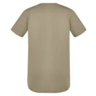Beige T-shirt with short sleeves, shown from the back.