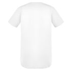 White T-shirt viewed from the back against a plain white background.