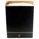 Black rectangular box with a partially opened top, revealing white tissue paper inside. The box has Cutter & Buck printed near the bottom.