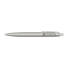 Silver metal ballpoint pen with clip, featuring the FINCH MD logo on the barrel.