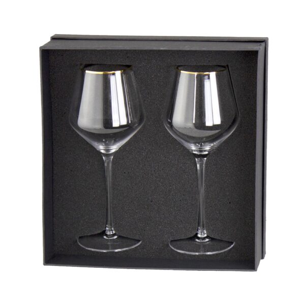 Pangra Gold Rim Wine Glass Sets 400ml