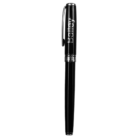 Black pen with silver clip and the word Bailey written on the cap.