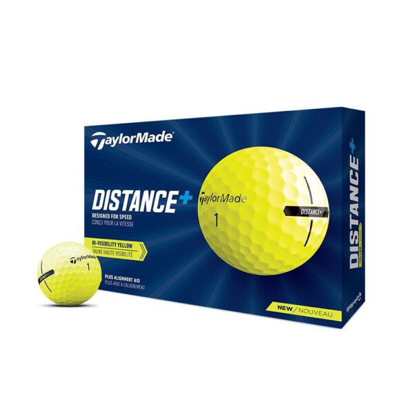 TaylorMade Distance Yellow Golf Balls