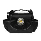 A black tool bag with multiple pockets and a top handle. The bag features an embroidered logo with a gear, an atom symbol, and the text TERRY METALS on the front pocket flap.