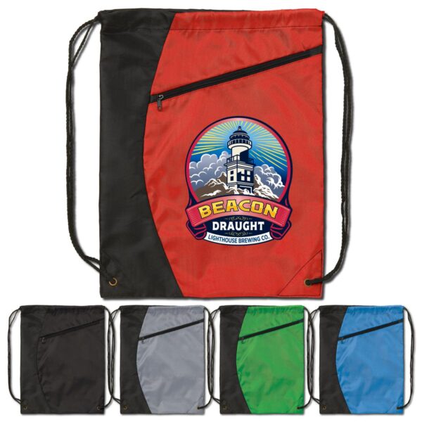 Emblem Drawstring Bag