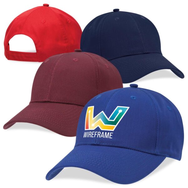 Mixed Fabric Cap