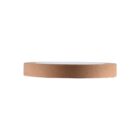 A roll of brown adhesive tape with white inner lining.