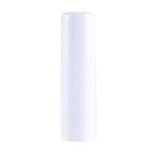 A plain white cylindrical container or bottle with a smooth surface.
