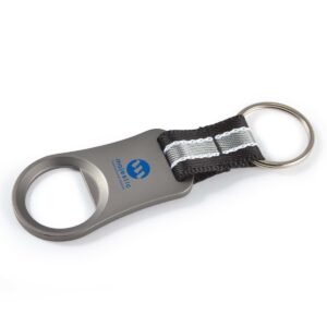 Aluminium Custom Logo Bottle Opener Keyrings