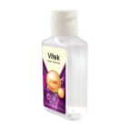 Clear plastic bottle with a white cap, labeled Vitek Multi-Vitamins featuring a purple and gold design with the word Vitamin in a circle. Website link at the bottom reads www.vitek.com.au.