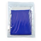 A blue mesh pouch is sealed in a clear, resealable plastic bag. The bag is slightly transparent, allowing the texture and color of the pouch to be visible. The background is plain white.