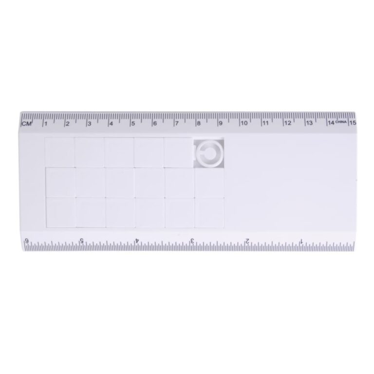 Promotional White Sliding Tile Ruler Puzzle Australia Online