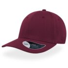A maroon baseball cap with a curved brim and a sticker on the visor that reads MID Visor. The cap is displayed against a white background.