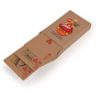 Box of Indomie playing cards with hot sauce design partially open, showing face cards.