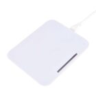 White USB card reader with a single card slot.