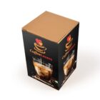CoffeeLovers branded box with a coffee cup logo and website link.