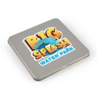 Square metal tin with Big Splash Water Park logo.