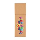 Brown packaging box with colorful Kids Angel logo and a star emblem.