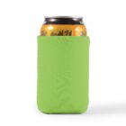 A can in a bright green sleeve against a plain white background.
