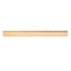 Wooden ruler displaying measurements from 1 to 30 centimeters.