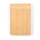 Rectangular wooden clipboard with a smooth finish, featuring a top metal clip, shown on a plain white background.