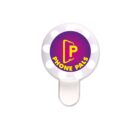 A circular phone holder with a gradient purple and pink background, featuring the text PHONE PALS and a stylized P in the center.