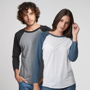 MixFit Unisex 3/4 Raglan