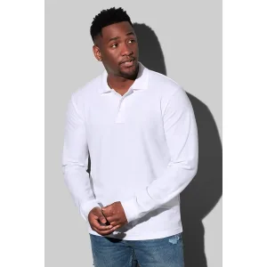 Solid Men's Long Sleeve Polos
