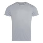 Plain light gray T-shirt on a white background.