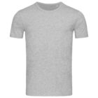 Plain gray T-shirt on a white background.