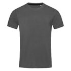 Gray t-shirt on a white background.