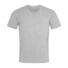 Plain gray T-shirt on a white background.