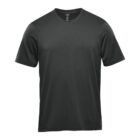 Plain dark green T-shirt on a white background.