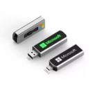 Three Type C Slider USB drives by Microsoft featuring two port types displayed.