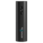 Sleek black spray bottle with danceworks logo and a vertical button on the front.